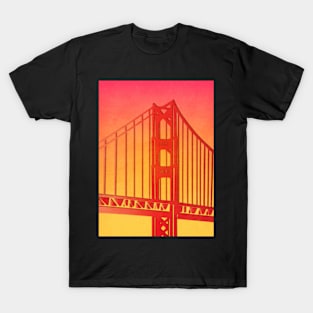 Golden Gate Bridge at Sunset T-Shirt